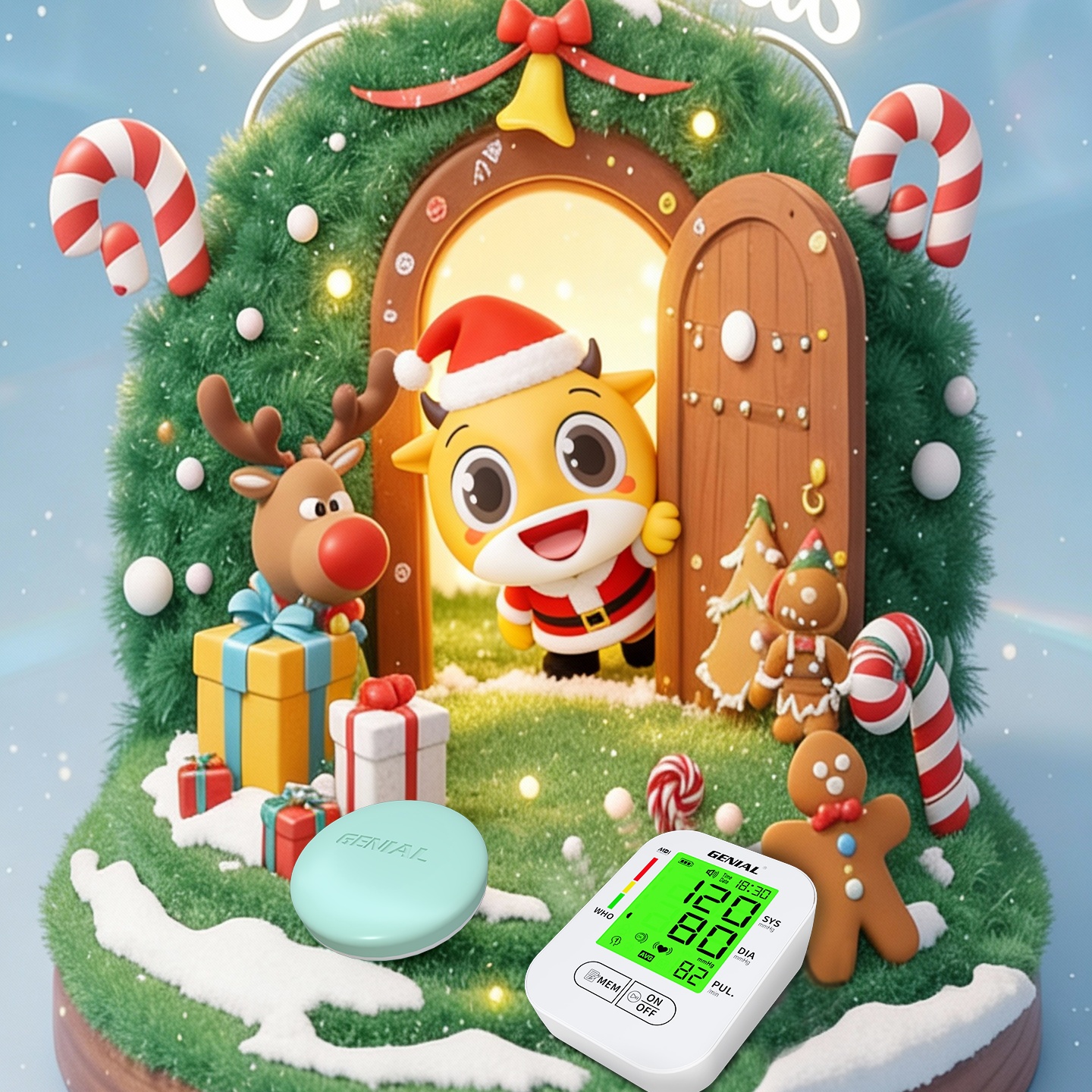 Merry Christmas from Genial Tech! Warm Wishes for Joy & Success 